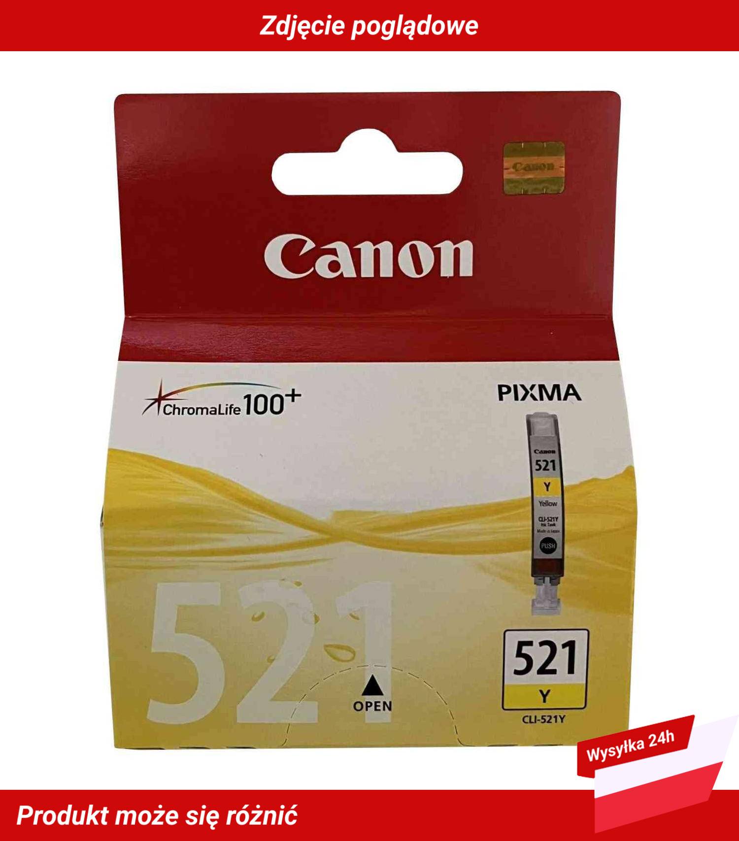 CANON CLI-521Y INK CARTRIDGE YELLOW