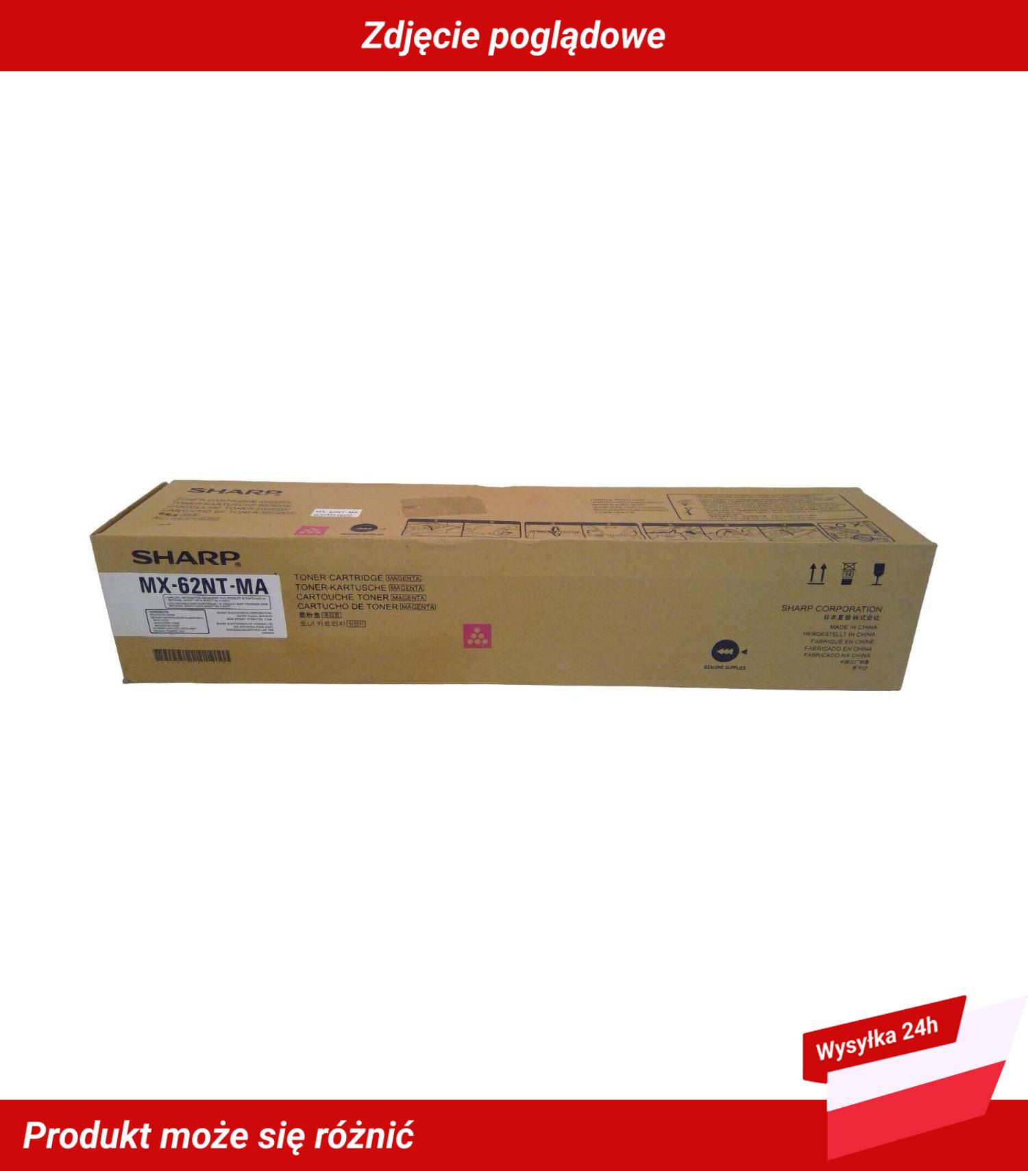 SHARP MX-6240N TONER CARTRIDGE MAGENTA