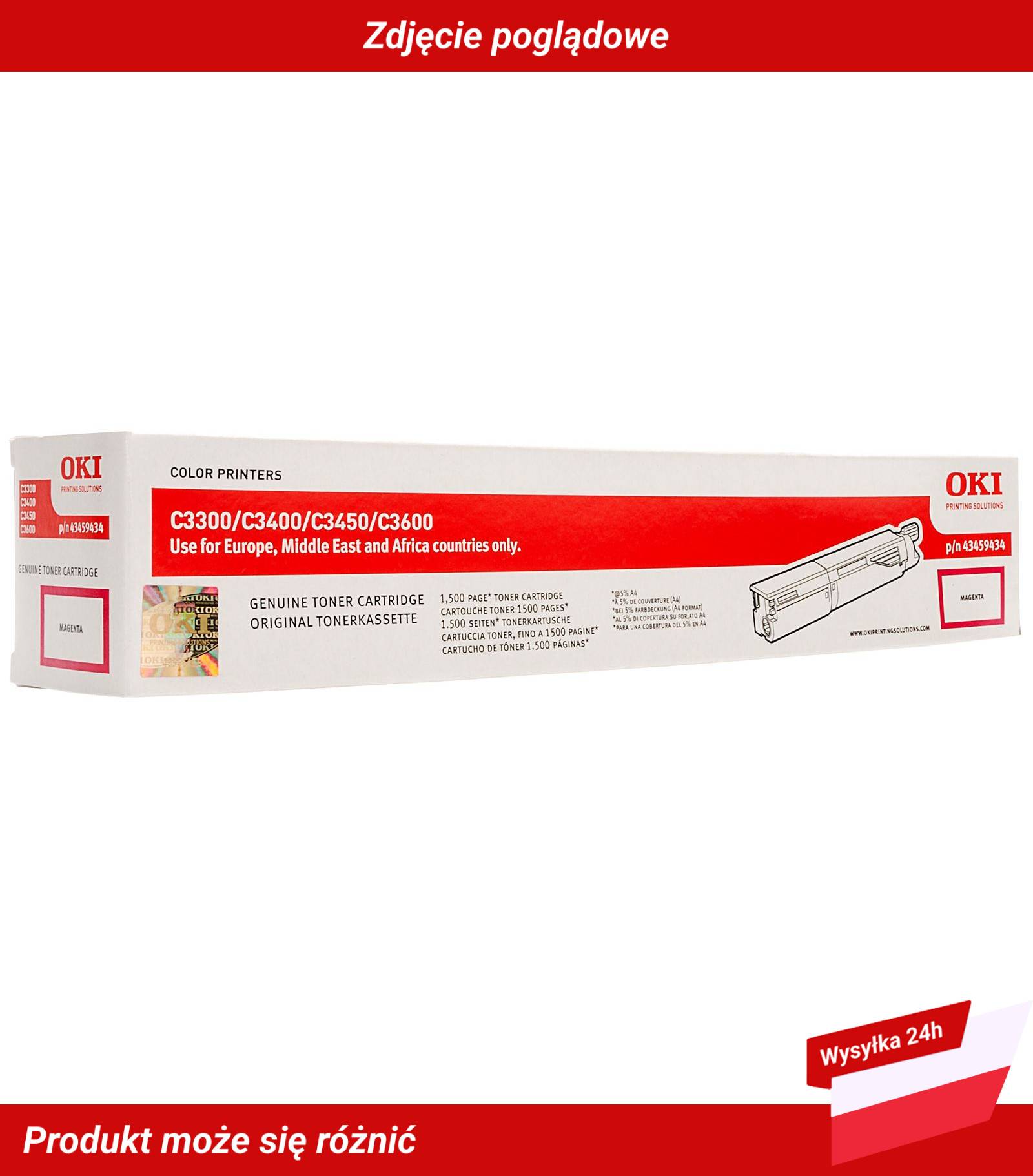 OKI C3300 C3400 TONER MAGENTA SY