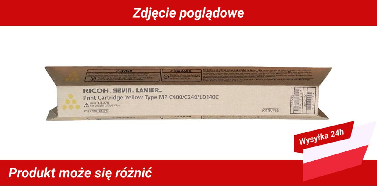 RICOH SL TYPE MP C400 C240 LD140C PRINT CTG YELLOW