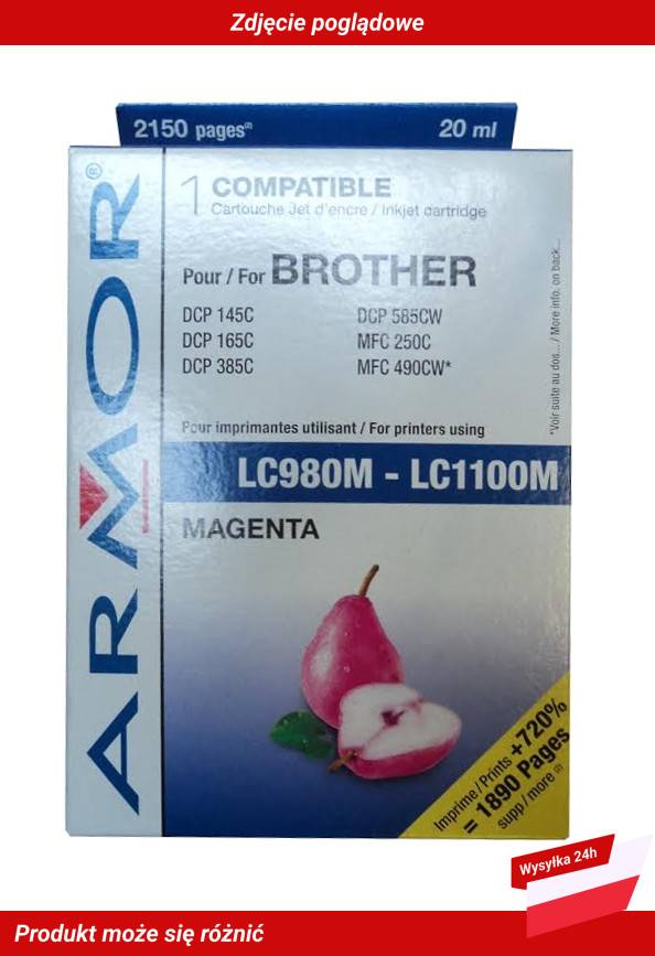 ARMOR FOR BROTHER MFC-6890CDW INK CARTRIDGE MAGENTA HIGH YIELD NON-OEM