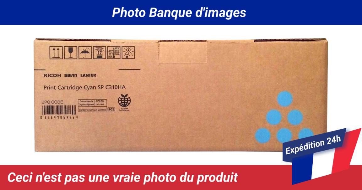 RICOH SAVIN LANIER SP C310HA AIO PRINT CART CYAN 6K