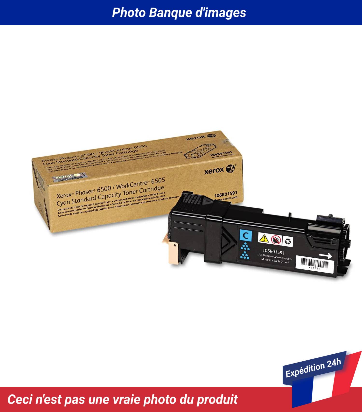 106R01591 Xerox Phaser 6500 Cartouche de toner Cyan