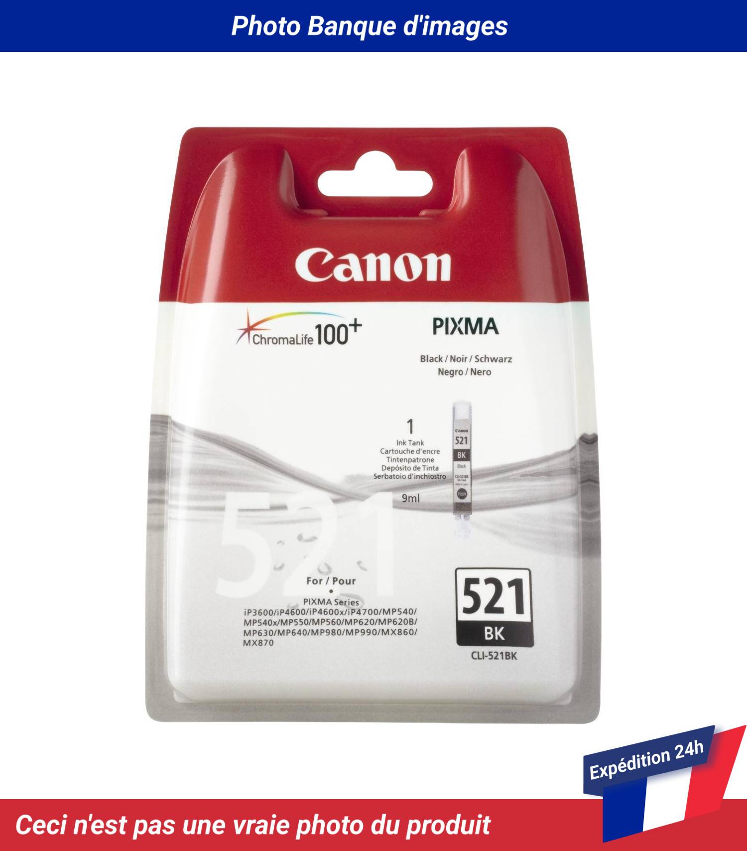CANON CLI-521BK INK TANK BLACK