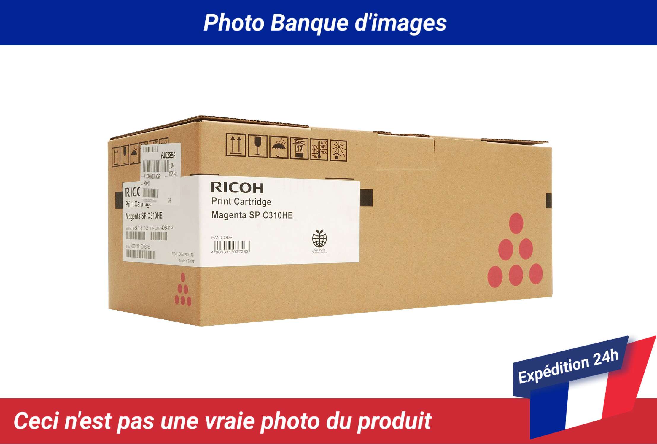 RICOH SP C310HE TONER CARTRIDGE MAGENTA HIGH YIELD