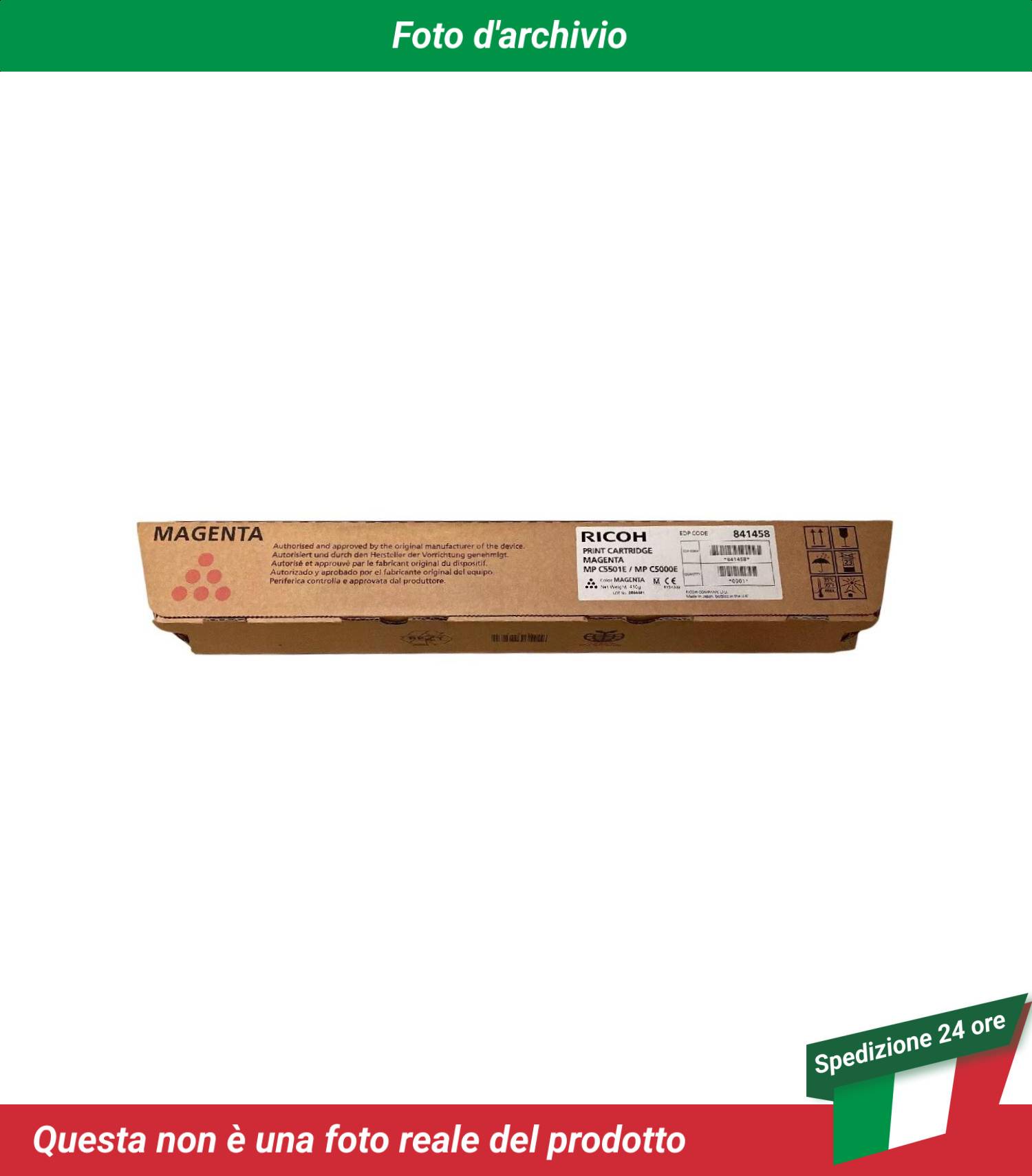 RICOH MP C5501E MP C5000E PRINT CART MAGENTA